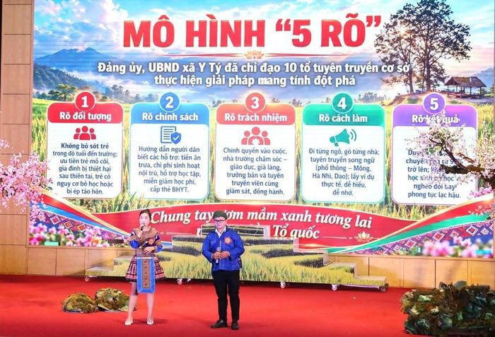 Các đội thi giới thiệu nét văn hóa đặc trưng của địa phương, đồng thời lan tỏa vai trò của tuyên truyền viên pháp luật tại cơ sở