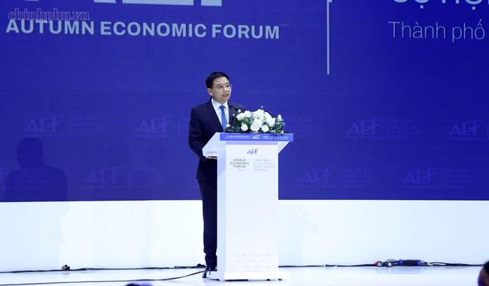 Phó Thủ tướng nhấn mạnh: Chúng ta không chỉ đến đây để cùng đối thoại, mà quan trọng hơn, chúng ta đến đây để cùng nhau hướng đến tầm nhìn hành động chung - Ảnh: chinhphu.vn/Đức Tuân