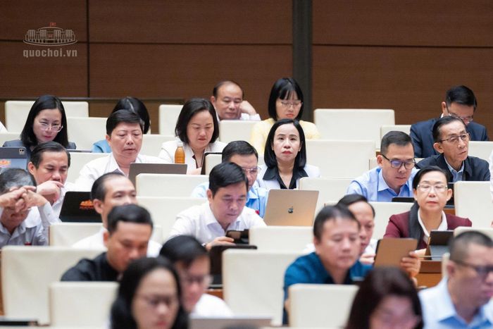 Các đại biểu tham dự phiên họp. Ảnh: Cổng Thông tin điện tử Quốc hội.