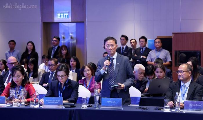 Các đại biểu phát biểu tại phiên làm việc - Ảnh: chinhphu.vn/Đức Tuân