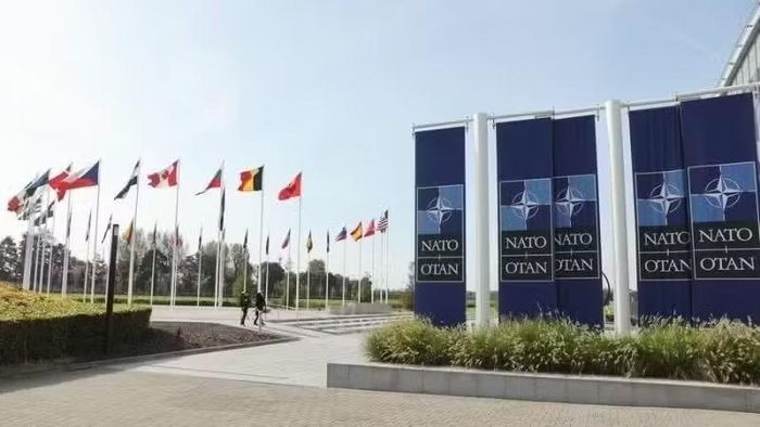 Trụ sở NATO ở Brussels, Bỉ (tháng 11/2023). (Ảnh: XINHUA)