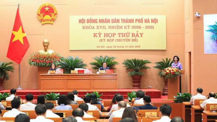 Hội đồng nhân dân thành phố Hà Nội khai mạc kỳ họp thứ bảy, khóa XVII.