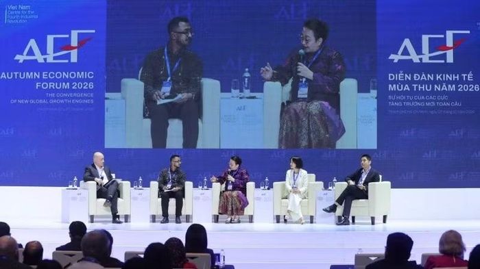 Các đại biểu tham gia phiên thảo luận Xây dựng khung chính sách phát triển kinh tế số ASEAN đáng tin cậy và liên thông. (Ảnh: CTV)