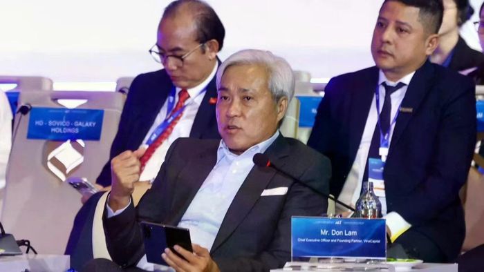 Ông Don Lam, Tổng Giám đốc Tập đoàn VinaCapital trao đổi ý kiến tại tọa đàm. (Ảnh: CTV)