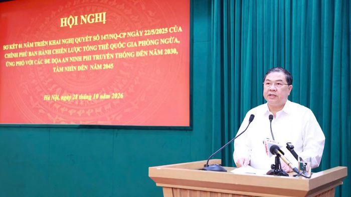 Phó Thủ tướng Thường trực Chính phủ Phạm Gia Túc phát biểu chỉ đạo. (Ảnh: KHỔNG HÀ)