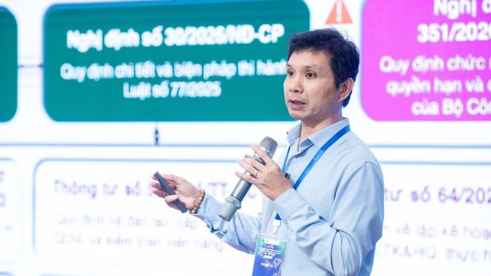 Chuyên gia năng lượng Hà Đăng Sơn. (Ảnh: Ban tổ chức)