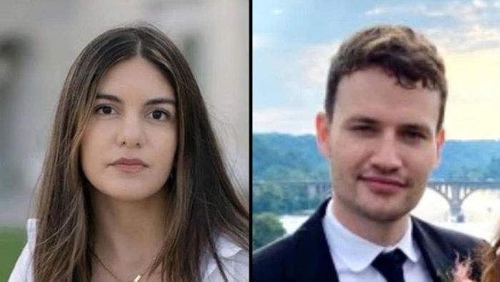 Nghi phạm Ian Brinksman (bên phải) và bạn gái, nhà báo Aída Chávez. Ảnh: Ynet 