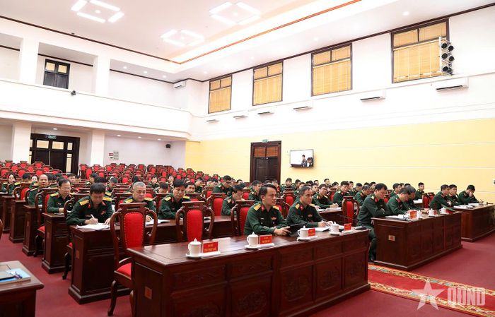 Các đại biểu dự hội nghị tại điểm cầu trung tâm Tổng cục.