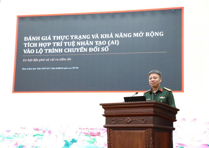 Hội nghị nghiên cứu chuyên đề về trí tuệ nhân tạo và lộ trình chuyển đổi số.