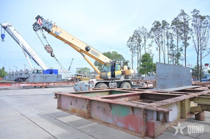 Một góc Nhà máy X55 Hải quân.  