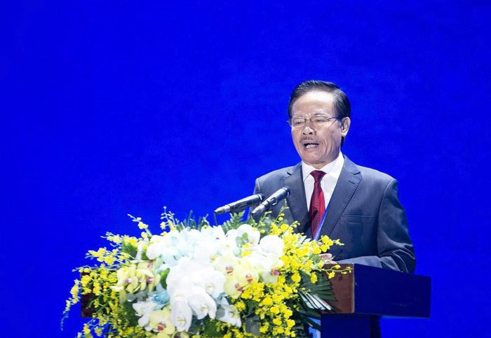 Tiến sĩ Nguyễn Xuân Dương, Chủ tịch Hội Chăn nuôi Việt Nam, Chủ tịch AAAP 2026 phát biểu khai mạc hội nghị. 