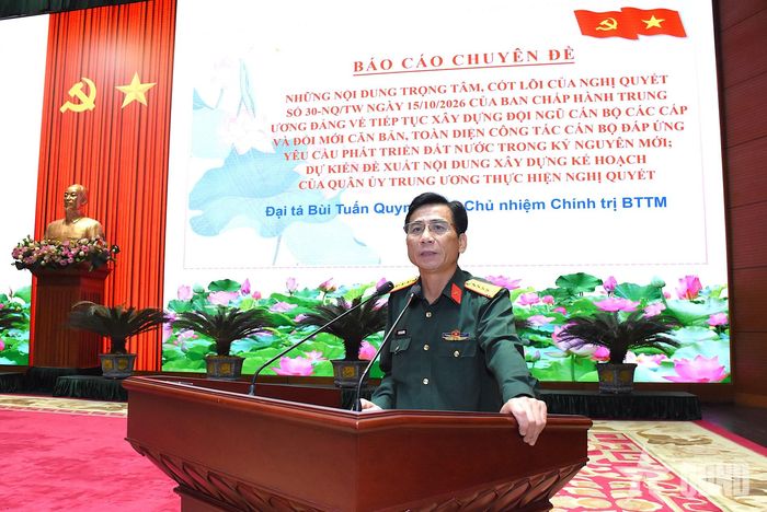 Quán triệt các chuyên đề tại hội nghị.