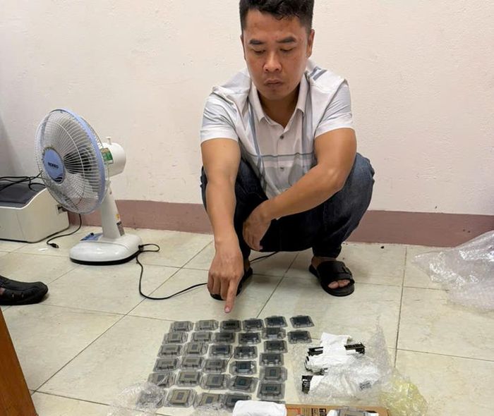 Đối tượng Bằng bị bắt giữ cùng tang vật.