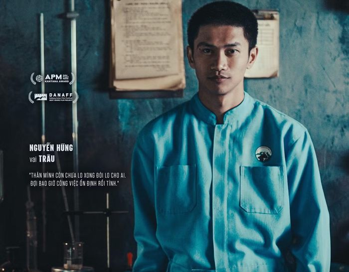 Nhân vật Trâu có chiều sâu tâm lý nhất trong các vai diễn mà Nguyễn Hùng từng đảm nhận.