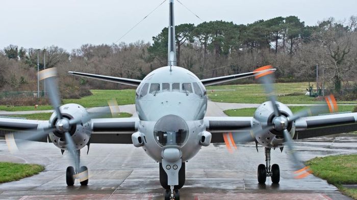 Máy bay Atlantique 2. Ảnh: HẢI QUÂN PHÁP