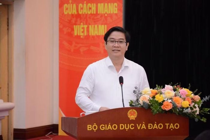 Ông Thái Văn Tài, Vụ trưởng Vụ Giáo dục phổ thông (Bộ GD&ĐT).