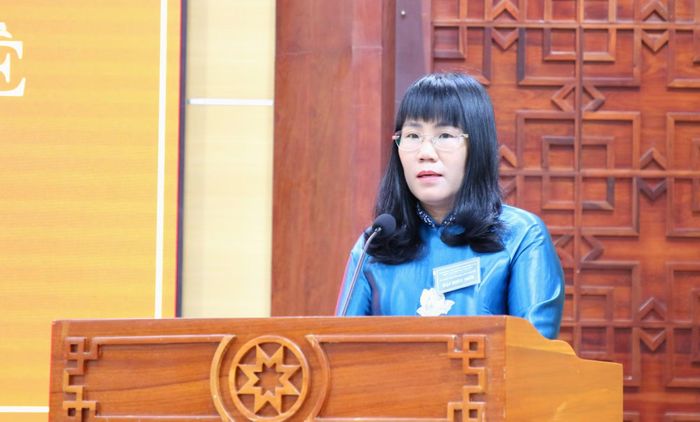 Bà Hồ Thị Nguyên Thảo, Phó Chủ tịch Thường trực UBND tỉnh . (Ảnh: Thành Tâm)
