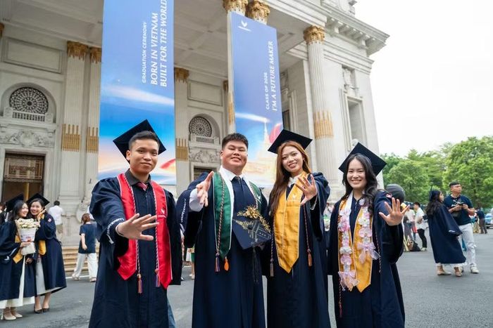 Các tân khoa trong ngày nhận bằng tốt nghiệp năm 2026 của Trường Đại học VinUni. Ảnh: Website nhà trường.