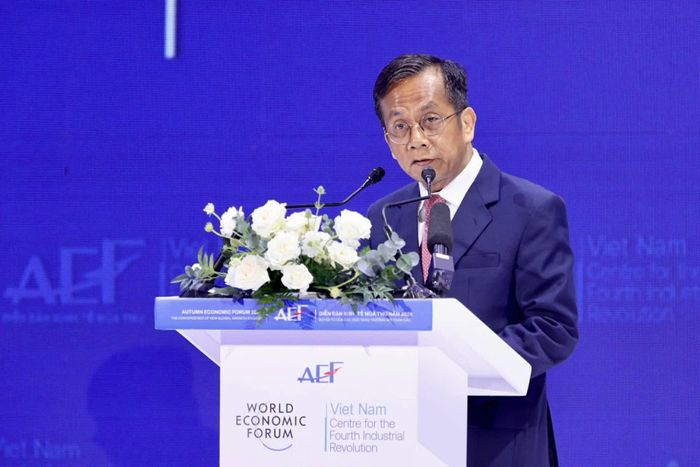 Ông Arsenio M. Balisacan, Bộ trưởng Bộ Kinh tế, Kế hoạch và Phát triển Philippines, phát biểu. (Nguồn: BTC)