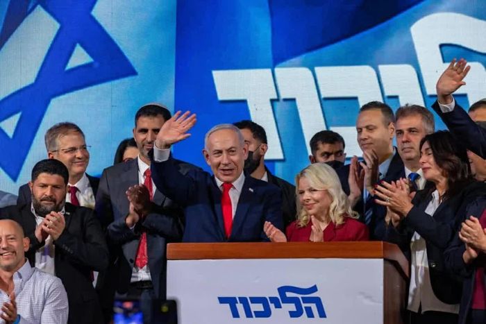 Khối của Thủ tướng Israel Benjamin Netanyahu hiện đang dẫn trước. (Nguồn: DPA)