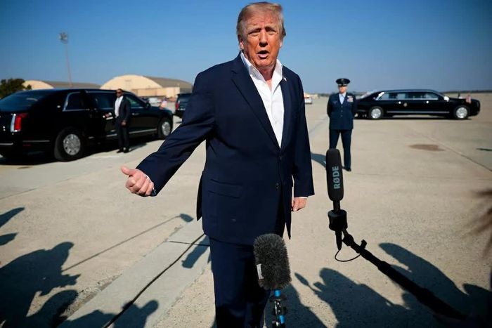 Tổng thống Mỹ Donald Trump cho rằng sẽ sớm có cuộc gặp thượng đỉnh Mỹ-Nga-Ukraine. (Nguồn: Getty Images)