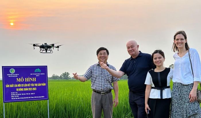 Áp dụng khoa học vào đồng ruộng tại Quảng Trị.