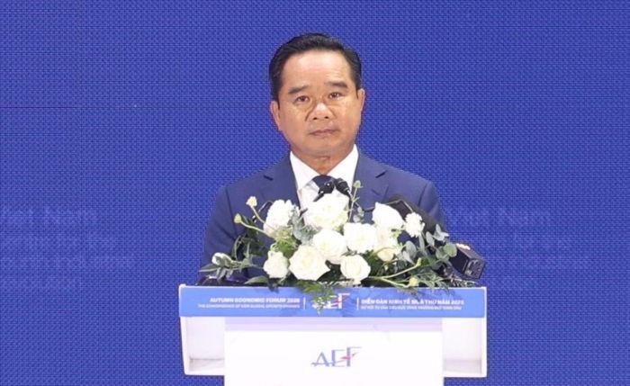 Chủ tịch UBND TPHCM Nguyễn Văn Được phát biểu khai mạc Diễn đàn.