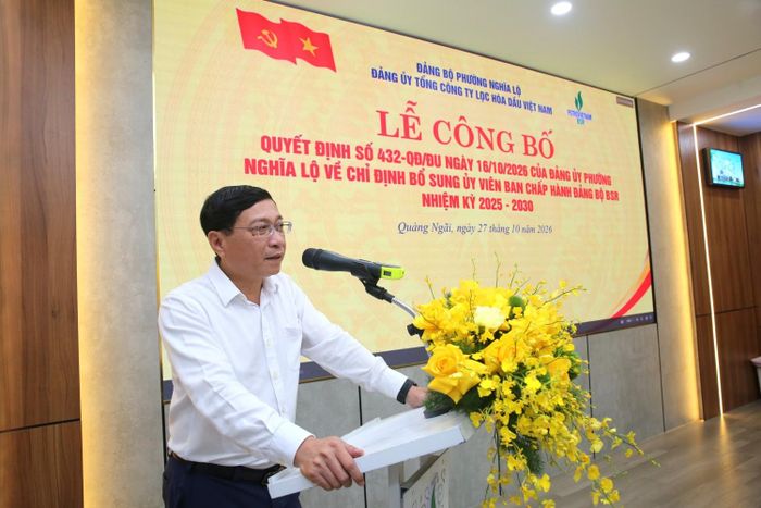 Đồng chí Trần Phước Hải đánh giá cao những kết quả công tác của tập thể BCH Đảng bộ BSR.
