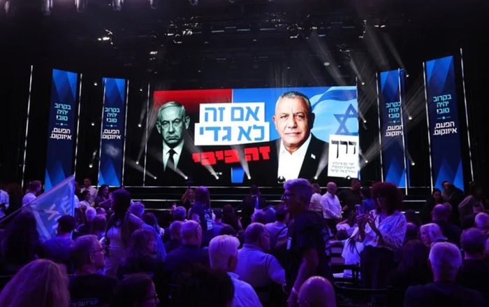 Hai ứng viên nặng ký cho chức Thủ tướng Israel. Ảnh: EPA