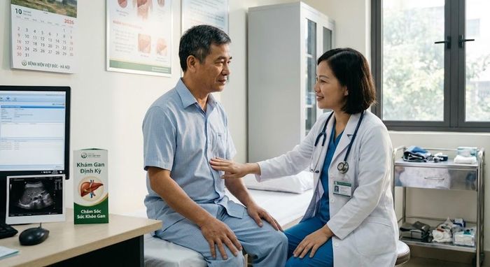 Giai đoạn đầu gan nhiễm mỡ thường tiến triển âm thầm. Ảnh: AI