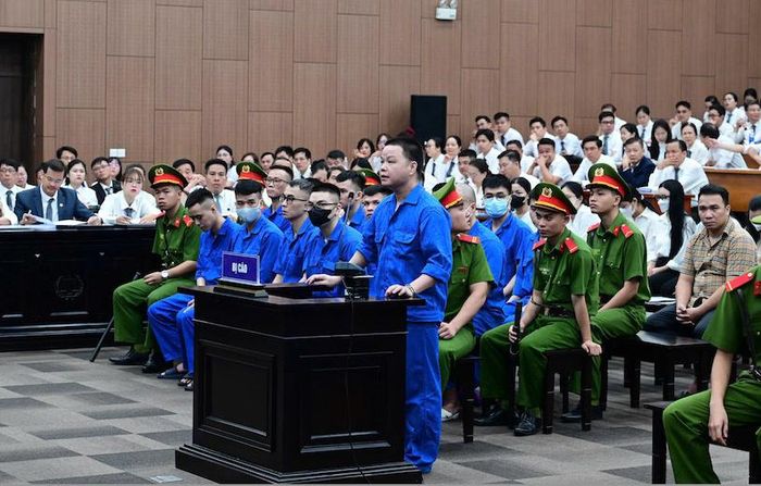 Lê Khắc Ngọ tại tòa. Ảnh: CTV