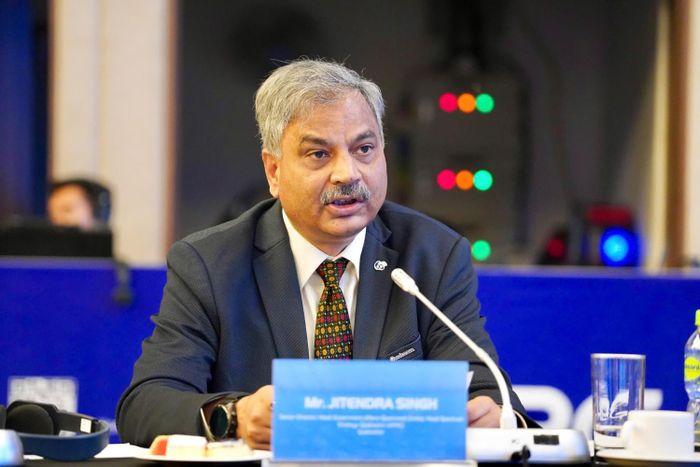 Ông Jitendra Singh, Giám đốc cấp cao phụ trách Quan hệ Chính phủ và Chiến lược phổ tần Qualcomm khu vực châu Á - Thái Bình Dương. Ảnh: Bộ KH&CN