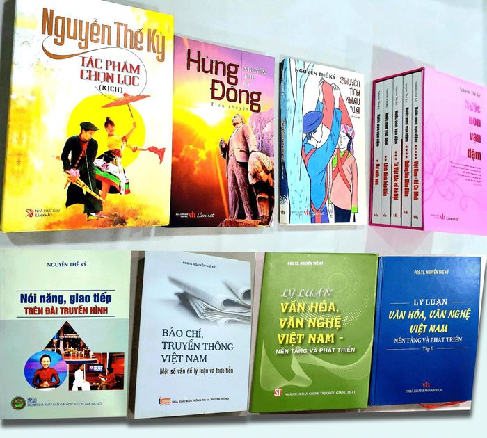 Một số tác phẩm của PGS.TS Nguyễn Thế Kỷ.