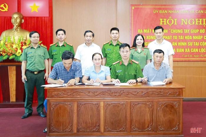 Xã Can Lộc ra mắt mô hình “Chung tay giúp đỡ người chấp hành xong án phạt tù tái hòa nhập cộng đồng và người thi hành án hình sự tại cộng đồng” (ngày 2/10/2026).