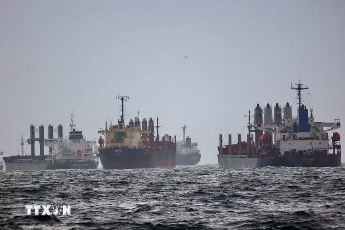 Tàu thuyền di chuyển trên Biển Đen. (Ảnh: IRNA/TTXVN)