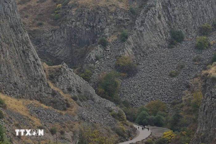 Hẻm núi Garni ở Kotayk, Armenia ngày 25/10/2026. (Ảnh: THX/TTXVN phát)