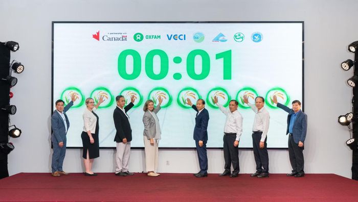 Lễ khởi động Dự án. (Ảnh: Vietnam+)