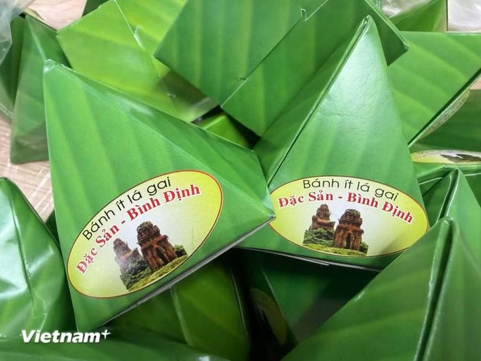 Bánh ít lá gai. (Ảnh: Thanh Bình/Vietnam+)