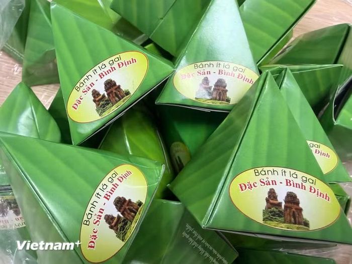 Bánh ít lá gai. (Ảnh: Thanh Bình/Vietnam+)