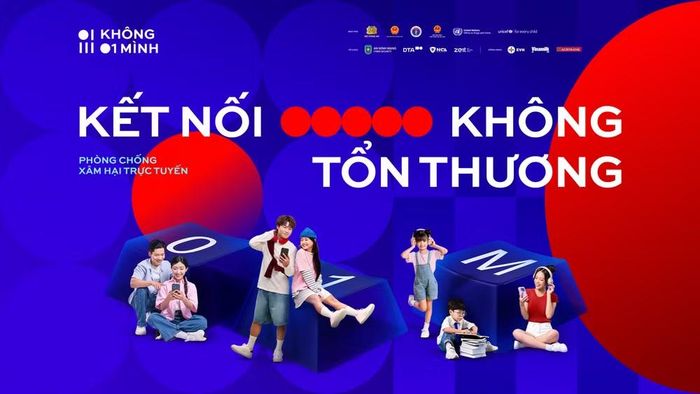 Thông điệp “Kết nối không tổn thương” nhấn mạnh vai trò của ứng xử văn minh, tôn trọng và trách nhiệm trong các mối quan hệ trực tuyến. (Ảnh: A05)