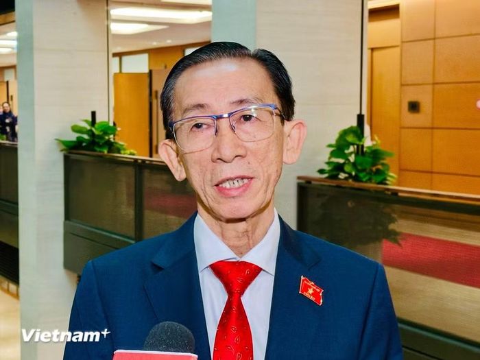 Đại biểu Trần Hoàng Ngân - Đoàn Đại biểu Quốc hội Thành phố Hồ Chí Minh. (Ảnh: Thùy Giang/Vietnam+)