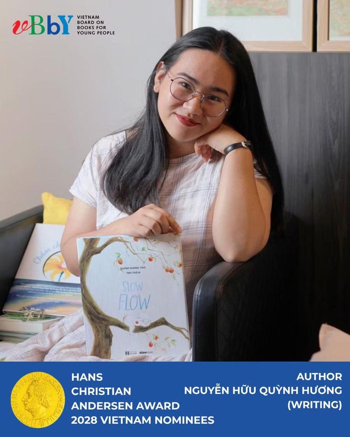 Hình ảnh hai ứng viên Việt Nam trên website giải thưởng văn học thiếu nhi danh giá Hans Christian Andersen.