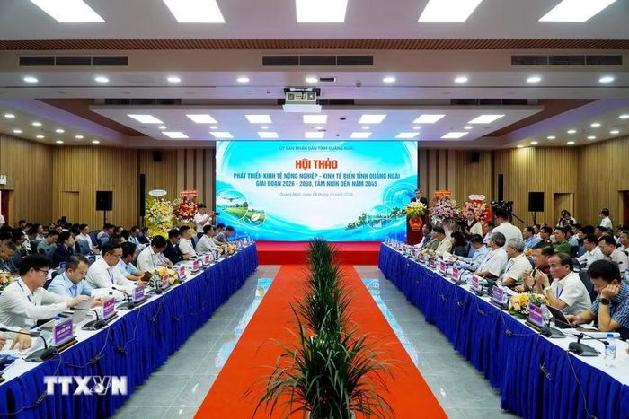 Quang cảnh Hội thảo. (Ảnh: Lê Phước Ngọc/TTXVN)