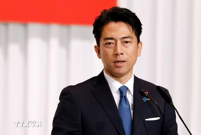 Bộ trưởng Quốc phòng Nhật Bản Shinjiro Koizumi. (Ảnh: THX/TTXVN)