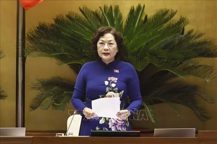 Phó Chủ tịch Quốc hội Nguyễn Thị Hồng phát biểu. Ảnh: Doãn Tấn/TTXVN