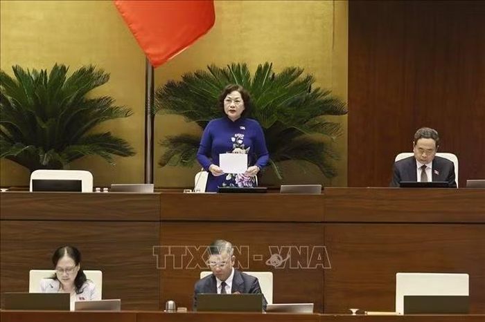 Phó Chủ tịch Quốc hội Nguyễn Thị Hồng phát biểu. Ảnh: Doãn Tấn/TTXVN