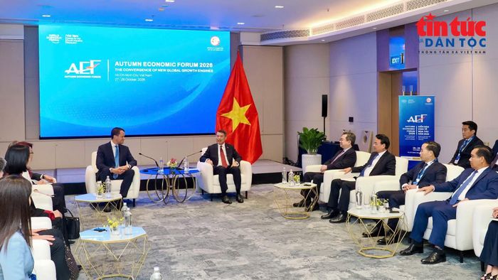 Thủ tướng Chính phủ Lê Minh Hưng tham dự Diễn đàn Kinh tế Mùa thu 2026 tại TP Hồ Chí Minh.