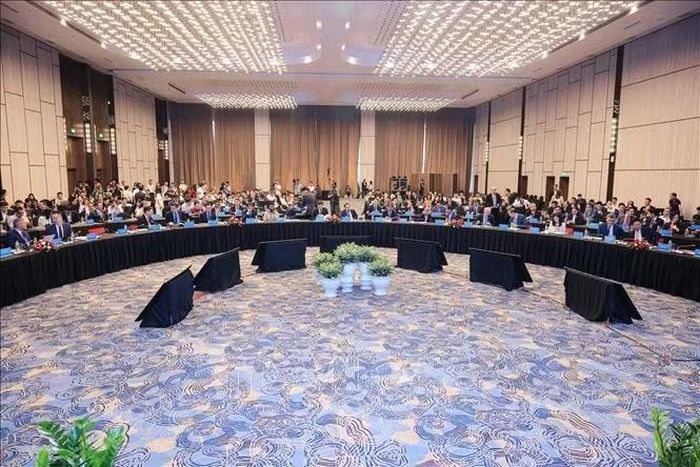 Quang cảnh lễ khai mạc Tuần lễ số Quốc tế Việt Nam 2026. Ảnh: Hoàng Hiếu/TTXVN