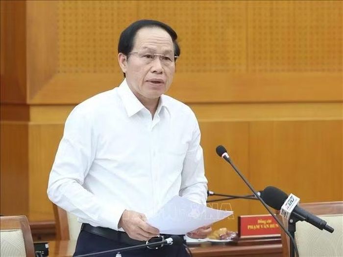 Đồng chí Lê Tiến Châu, Ủy viên Trung ương Đảng, Phó Thủ tướng Chính phủ phát biểu. Ảnh: Thống Nhất/TTXVN