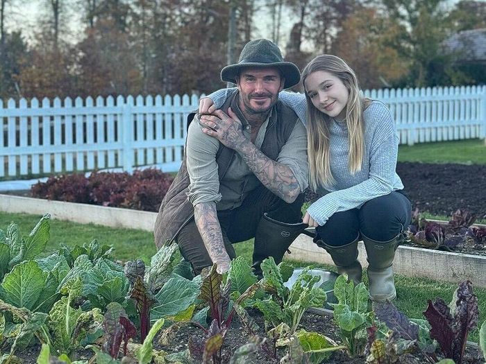 Gia đình Beckham thi thoảng lại "bỏ phố về quê".